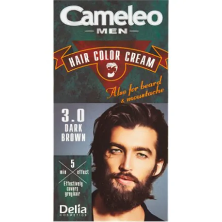 Cameleo Men Hair Color Cream 3.0 Dark Brown farba do włosów 30ml