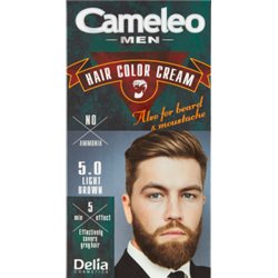 Cameleo Men Hair Color Cream 5.0 Light Brown farba do włosów 30ml