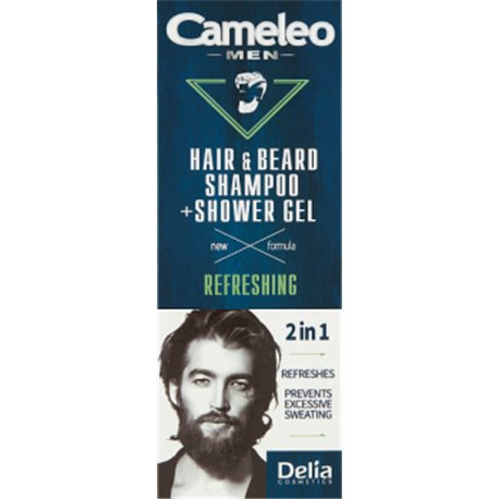 Cameleo Men szampon 2w1 Refreshing 150ml