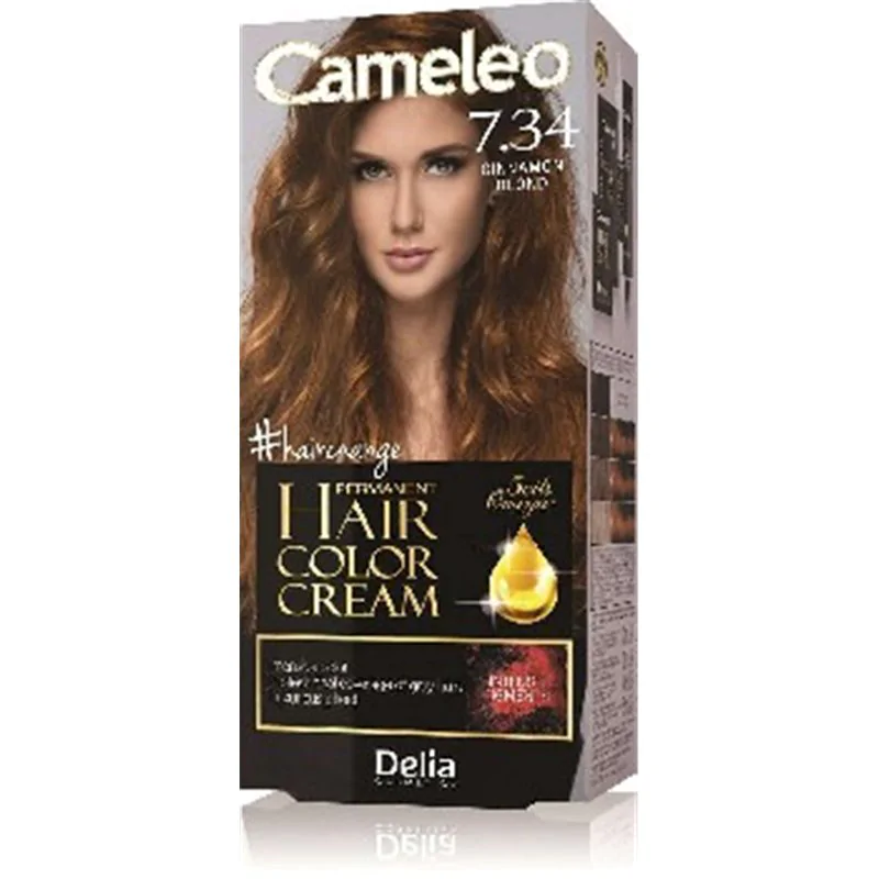Cameleo Omega farba do włosów 7.34 Cinnamon Blond