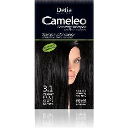 Cameleo szampon koloryzujący czarny brąz saszeka 3.1