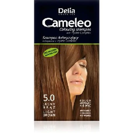 Cameleo szampon koloryzujący jasny brąz saszeka 5.0