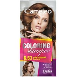 Cameleo szampon koloryzujący szamponetka 6.53 Złoty Karmel saszetka