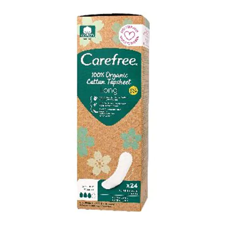 Carefree Organic wkładki higeniczne Cotton Long 24szt