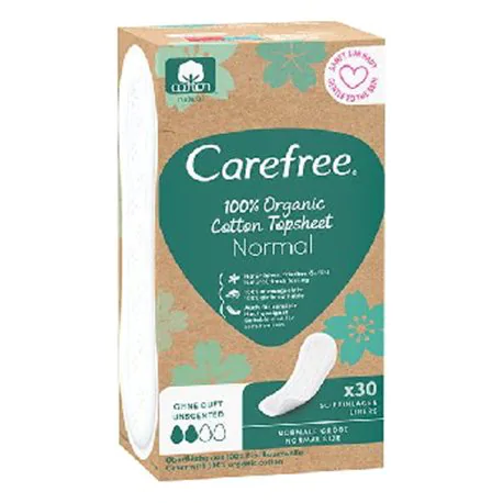 Carefree Organic wkładki higeniczne Cotton Normal 30szt