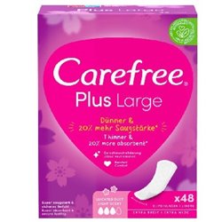 Carefree Plus Large wkładki higeniczne Light 48szt