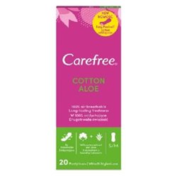 Carefree wkładki higeniczne Aloe 20 (3+1 Gratis)