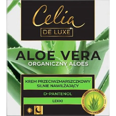 Celia Aloe Vera lekki krem przeciwzmarszczkowy silnie nawilżający 50ml