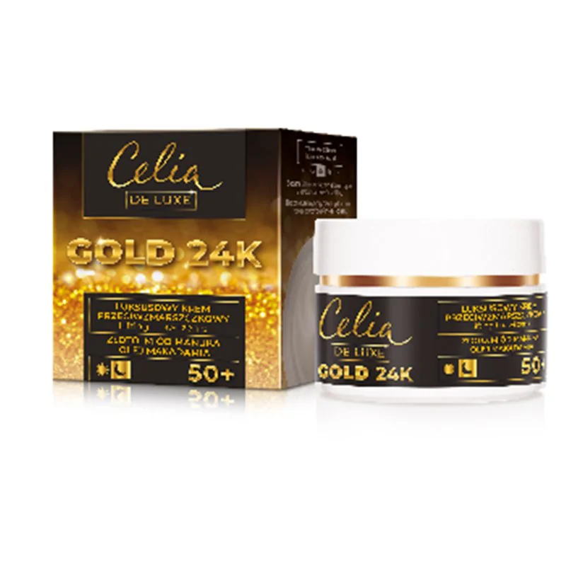 Celia Gold 24K krem na dzień i noc 50+