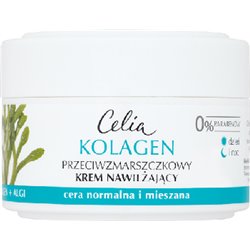 Celia Kolagen Przeciwzmarszczkowy krem nawilżający z algami na dzień i noc 50 ml