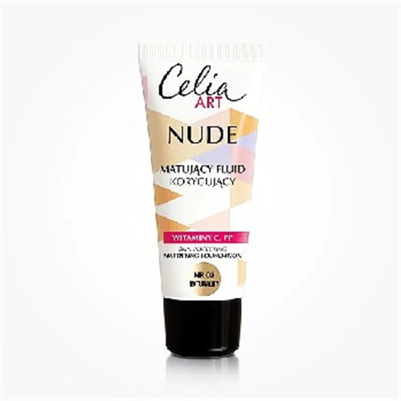 Celia Nude MAKE-UP MATUJĄCY FLUID KORYGUJĄCY podkład nr 02 naturalny 30ml