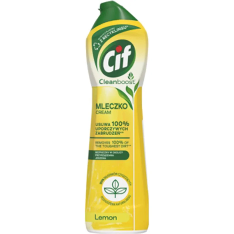 Cif Cream Lemon Mleczko z mikrokryształkami 540 g