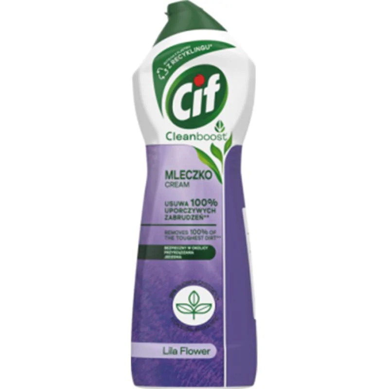 Cif Cream Lila Flowers z mikrokryształkami Mleczko do czyszczenia powierzchni 780 g