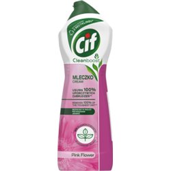Cif Cream Pink Flowers z mikrokryształkami Mleczko do czyszczenia powierzchni 780 g