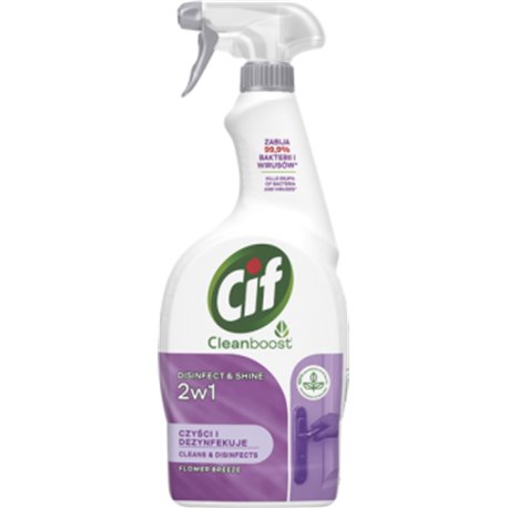 Cif Disinfect & Shine Flower Breeze Spray czyszcząco-dezynfekujący 750 ml