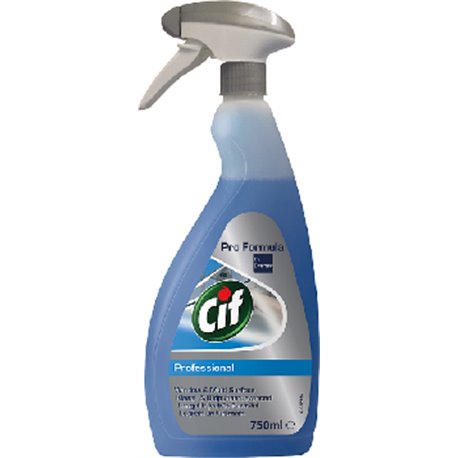 Cif Professional Window & Multi Surface Cleaner Diversey 750 ml