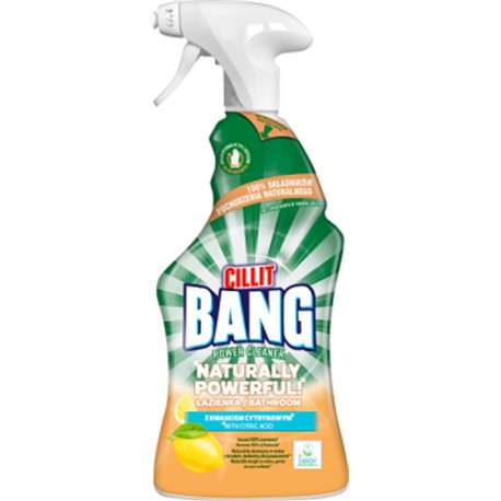Cillit Bang Spray do czyszczenia łazienki Naturally Powerful 750 ml