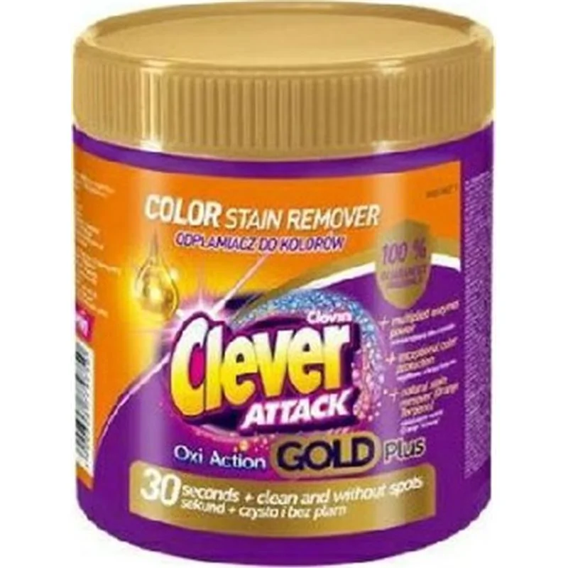 Clovin odplamiacz Clever Attack Gold 730g