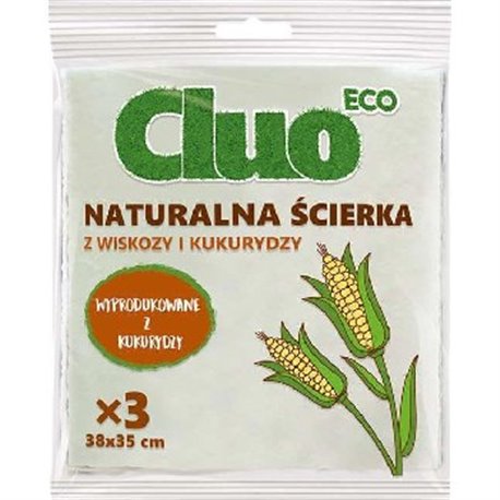 Cluo Eco ścierki z wizkozy 3szt