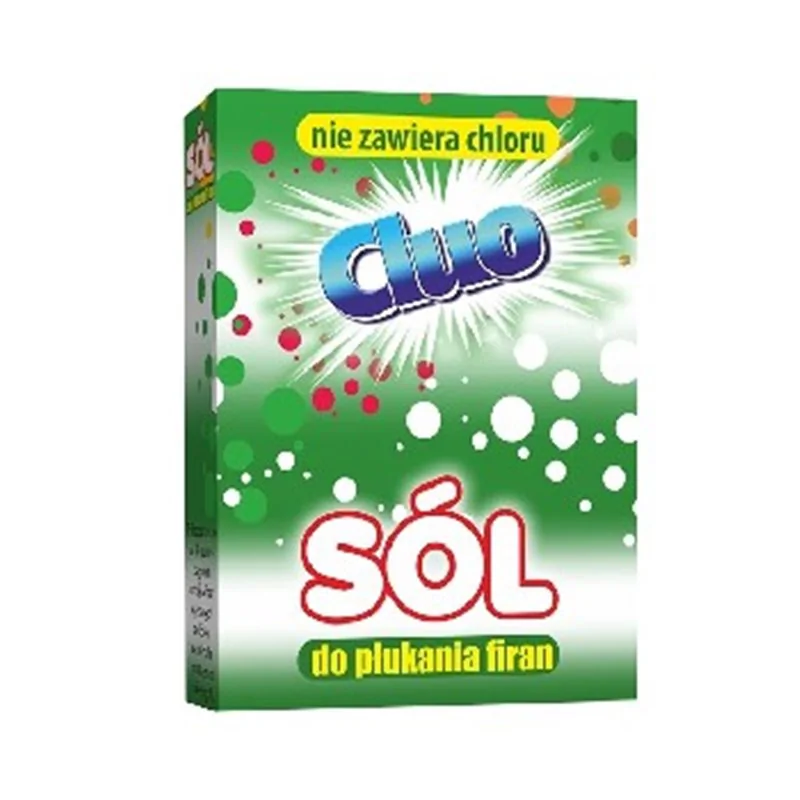 Cluo sól do płukania firan 450g 