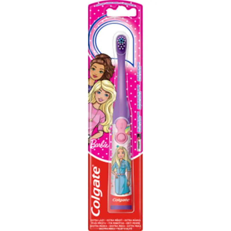 Colgate Barbie soniczna szczoteczka do zębów dla dzieci 3+ na baterie SOFT