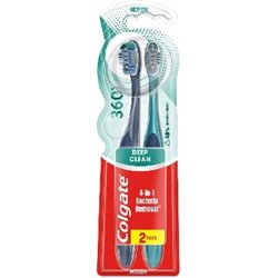 Colgate szczoteczka do zębów 360 Deep Clean Medium 2-Pack