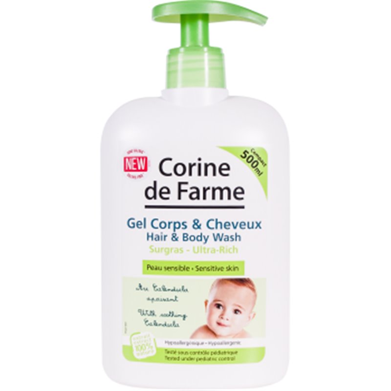 Corine de Farme BABY Szampon i żel myjący 2 w 1 delikatny 500 ml