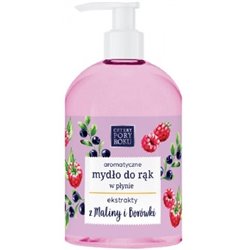 Cztery Pory Roku mydło do rąk Malina i Borówka pompka 500ml