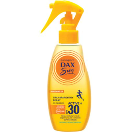 Dax Sun Active transparentny spray ochronny SPF 30 triger 200ml