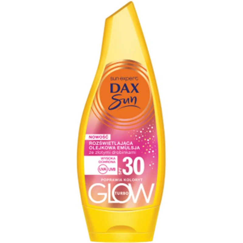 Dax Sun emulsja do opalania z drobinkami złota olejkowa SPF30 175ml