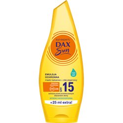 Dax Sun ochronna emulsja do opalania z masłem kakaowym i olejkiem arganowym SPF15 175ml