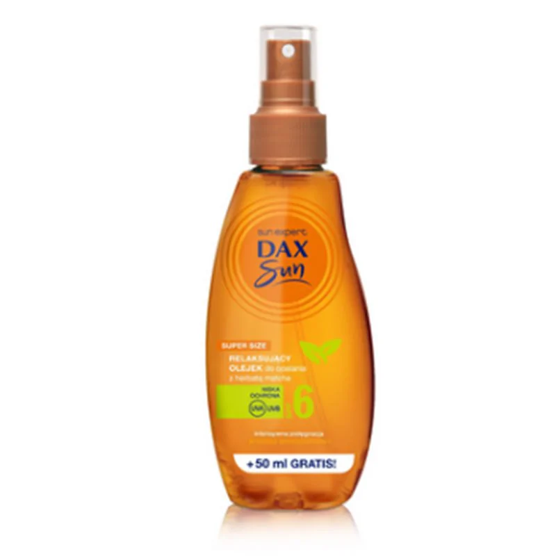 Dax Sun olejek do opalania z herbatą Matcha relaksujący SPF6 200ml