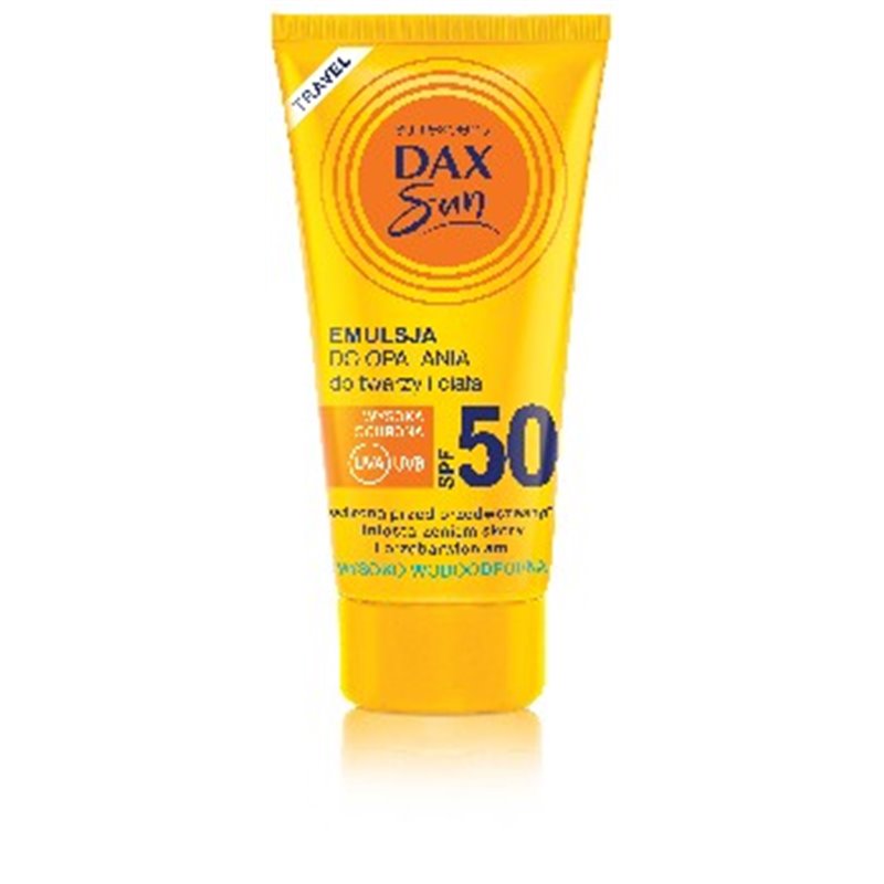 Dax Sun Travel emulsja do opalania do twarzy SPF50 50ml