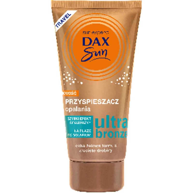 Dax Sun Travel Ultra Bronz przyspieszacz do opalania ze złotymi drobinkami 50ml