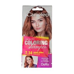 Delia Cameleo Szamponetka koloryzująca Słodkie Toffie 7.34