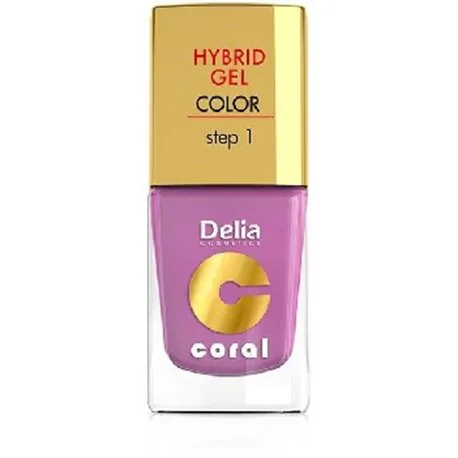 Delia Coral Hybrid Gel hybrydowy lakier do paznokci 05 pudrowy róż