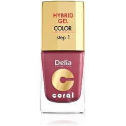 Delia Coral Hybrid Gel hybrydowy lakier do paznokci 18 marsala