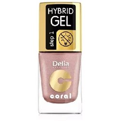 Delia Coral Hybrid Gel hybrydowy lakier do paznokci 34 Cielisty Perłowy