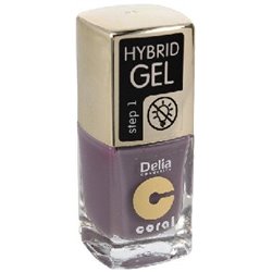 Delia Coral Hybrid Gel hybrydowy lakier do paznokci 46 Grey lila