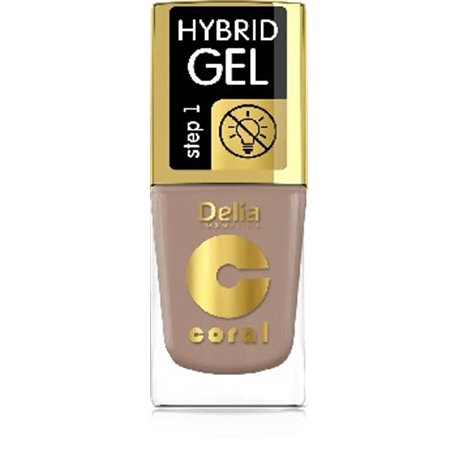 Delia Coral Hybrid Gel hybrydowy lakier do paznokci ciemny beż 83