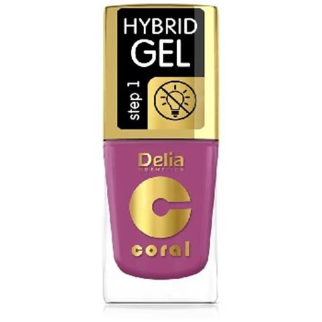 Delia Coral Hybrid Gel hybrydowy lakier do paznokci fiolet 70