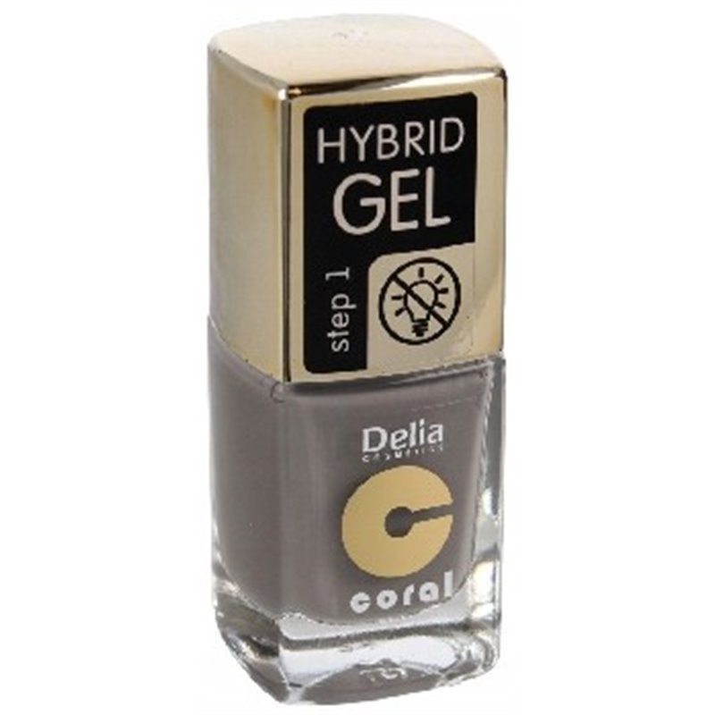 Delia Coral Hybrid Gel hybrydowy lakier do paznokci grey 45