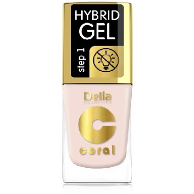 Delia Coral Hybrid Gel hybrydowy lakier do paznokci jasny beż 82