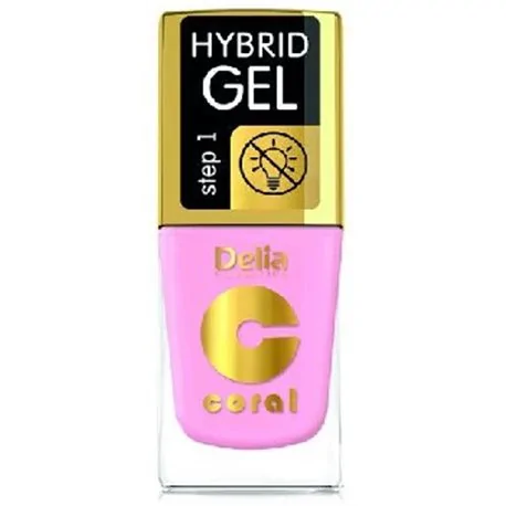 Delia Coral Hybrid Gel hybrydowy lakier do paznokci jasny róż 116