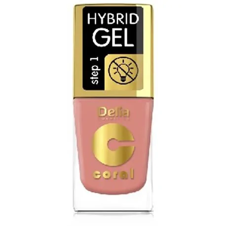 Delia Coral Hybrid Gel hybrydowy lakier do paznokci łososiowy 79