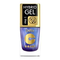 Delia Coral Hybrid Gel hybrydowy lakier do paznokci multirefleksy chabrowo-fioletowy 110