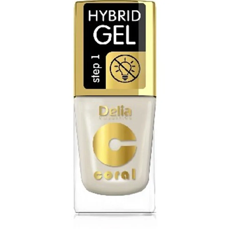 Delia Coral Hybrid Gel hybrydowy lakier do paznokci perłowy 65