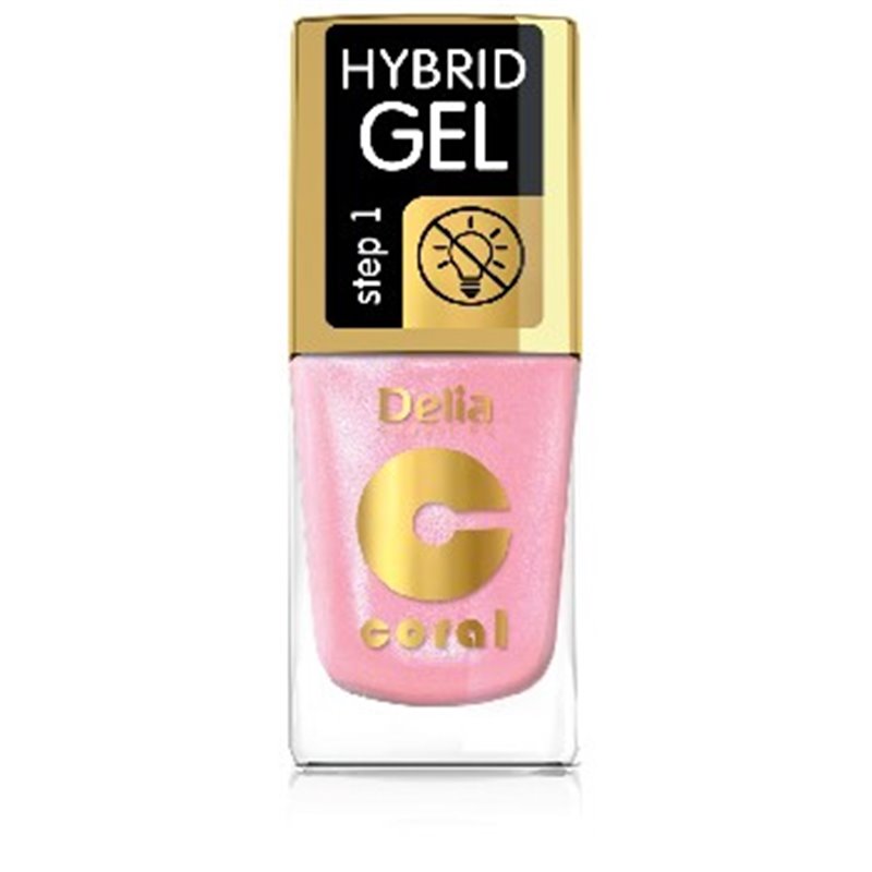 Delia Coral Hybrid Gel hybrydowy lakier do paznokci pink pudding 100