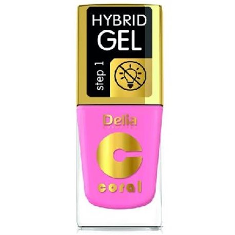Delia Coral Hybrid Gel hybrydowy lakier do paznokci różowy 117