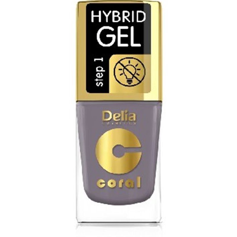 Delia Coral Hybrid Gel hybrydowy lakier do paznokci szary 78